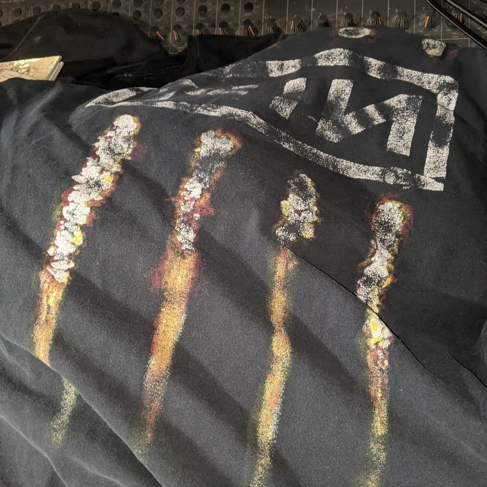 Vintage nine inch nails the downward spiral tshirt